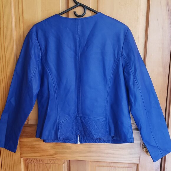 Alfani Women's Fitted Faux Leather Jacket, Size: L - Picture 6 of 16